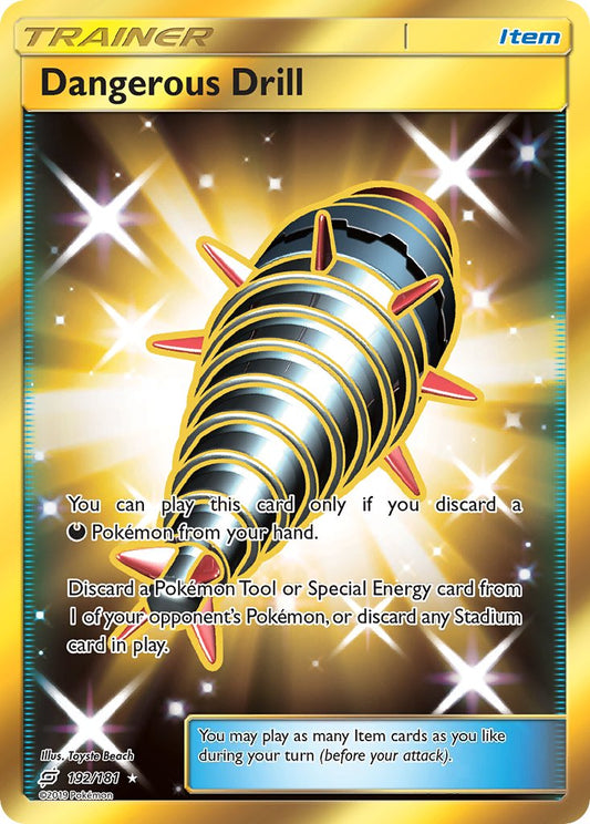 Dangerous Drill 192/181 Gold Secret Rare - MissingNo.