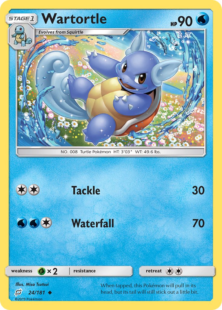 Wartortle 24/181 Reverse Uncommon - MissingNo.