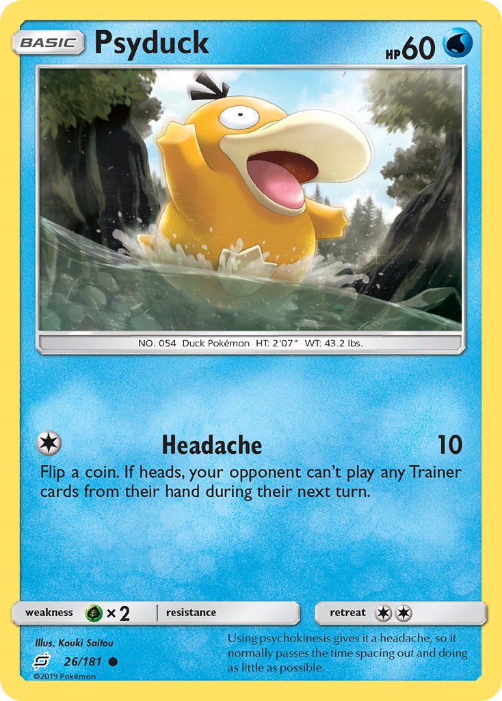 Psyduck 26/181 Reverse Common - MissingNo.