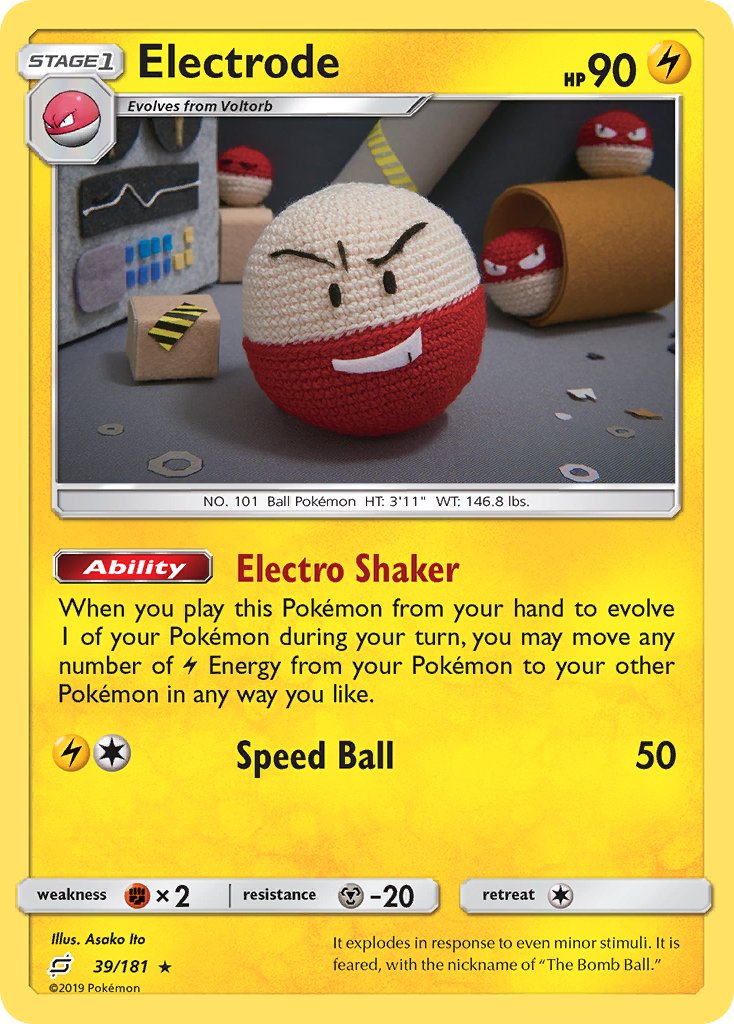 Electrode 39/181 Reverse Rare - MissingNo.