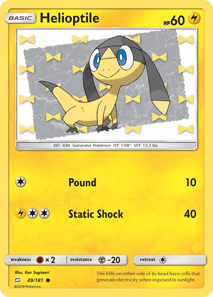 Helioptile 49/181 Reverse Common - MissingNo.