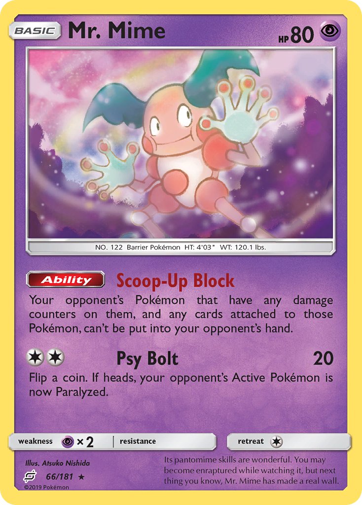 Mr. Mime 66/181 Non-Holo Rare - MissingNo.