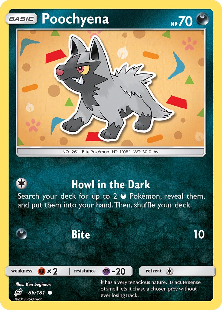 Poochyena 86/181 Common - MissingNo.