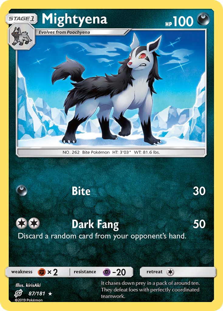 Mightyena 87/181 Non-Holo Rare - MissingNo.