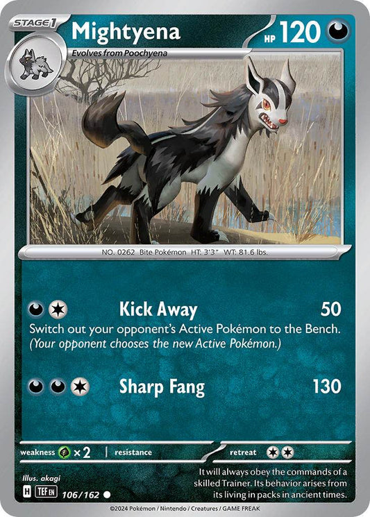 Mightyena 106/162 Common - MissingNo.