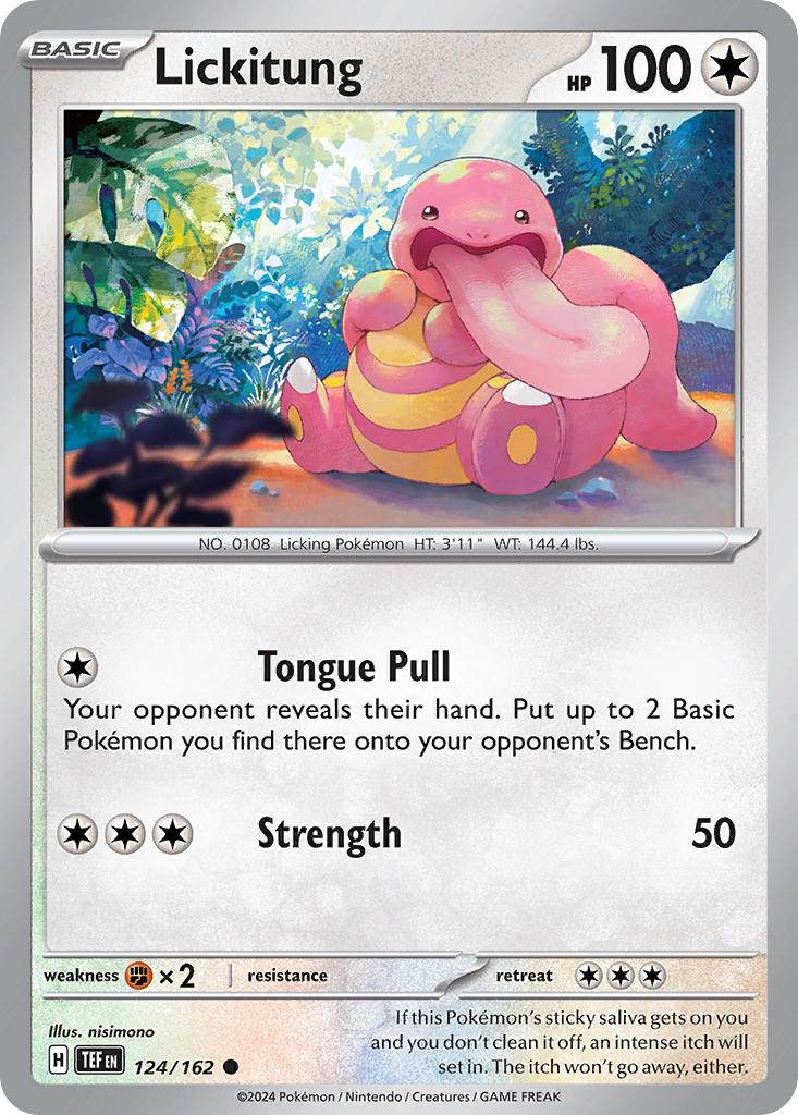 Lickitung 124/162 Reverse Common - MissingNo.