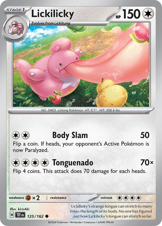 Lickilicky 125/162 Reverse Common - MissingNo.