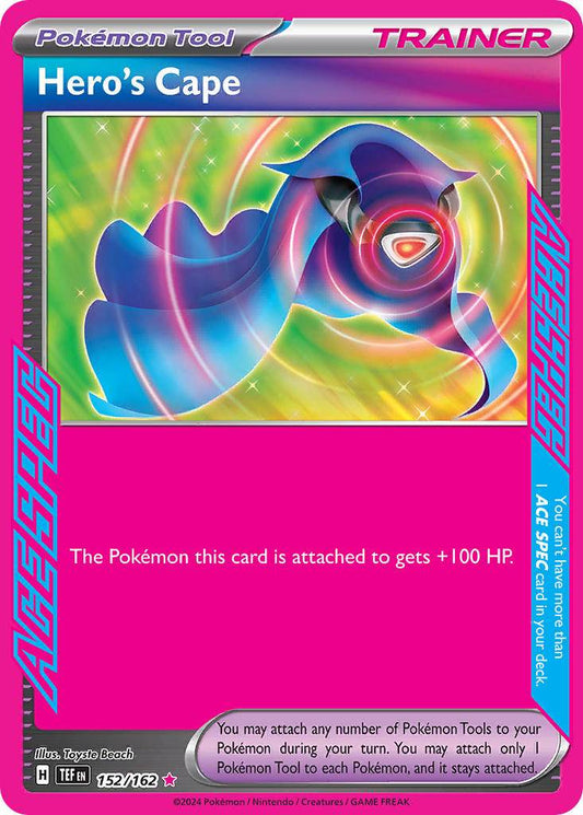 Hero's Cape 152/162 Play! Pokémon Stamp Prize Pack Series 5 Exclusive - MissingNo.
