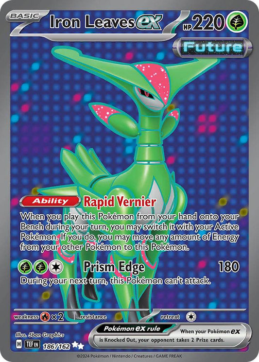 Iron Leaves ex 186/162 Ultra Rare ex - MissingNo.