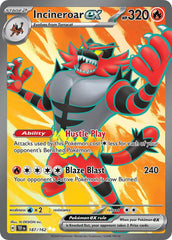 Incineroar ex 187/162 Ultra Rare ex