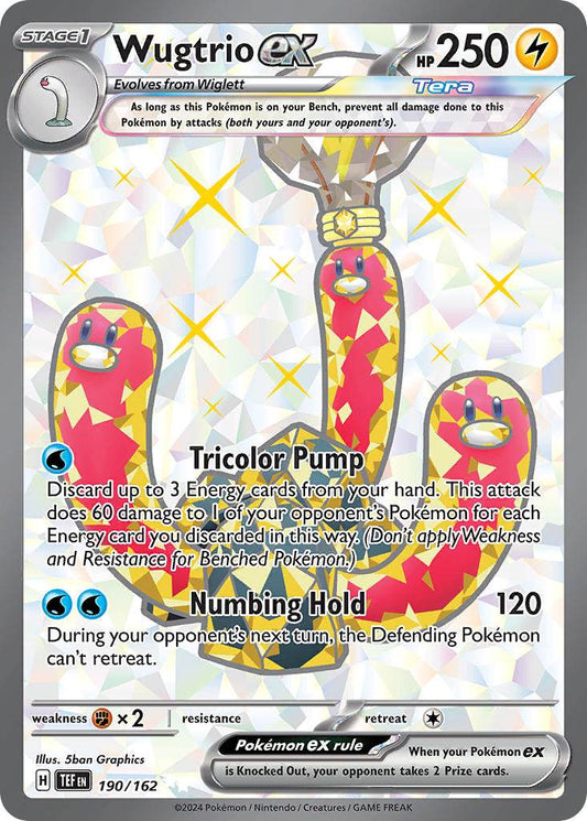 Wugtrio ex 190/162 Ultra Rare ex - MissingNo.