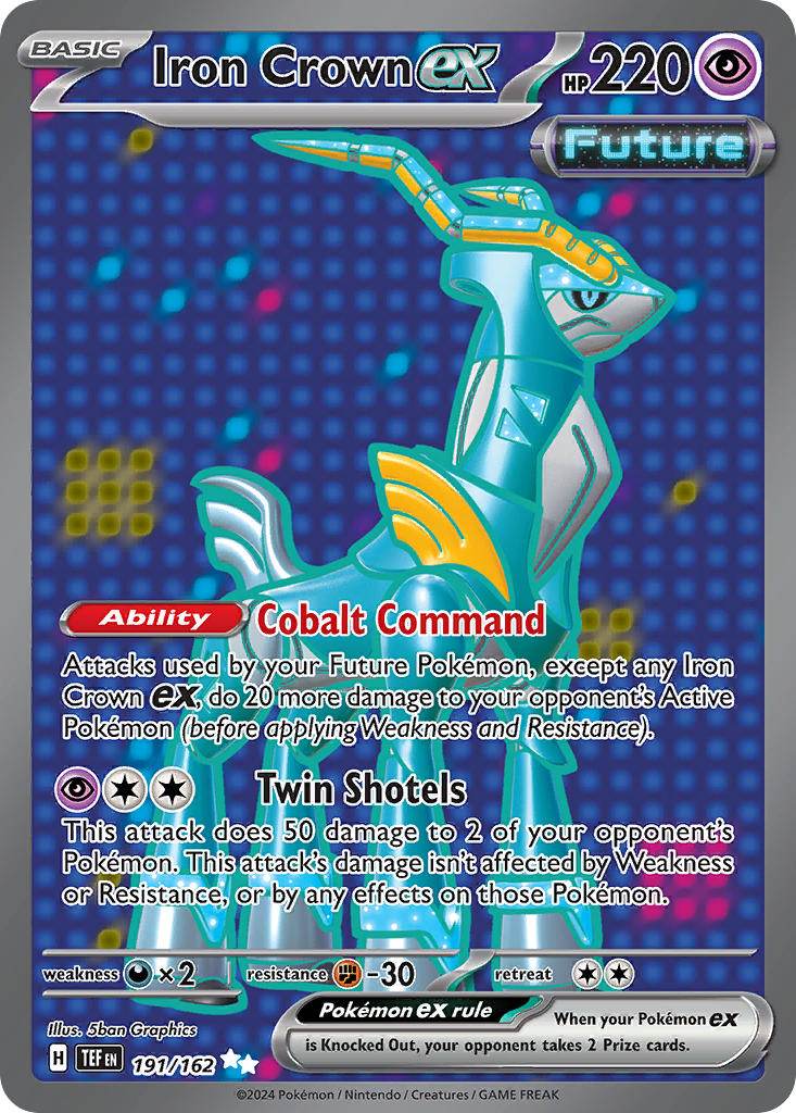 Iron Crown ex 191/162 Ultra Rare ex - MissingNo.