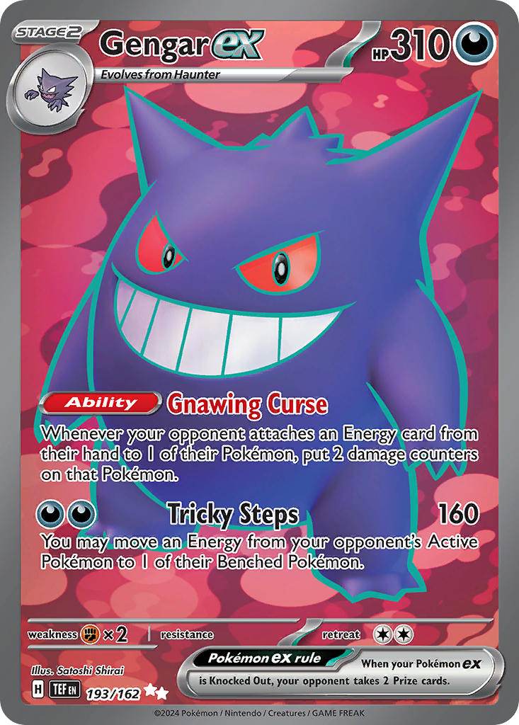 Gengar ex 193/162 Ultra Rare ex - MissingNo.