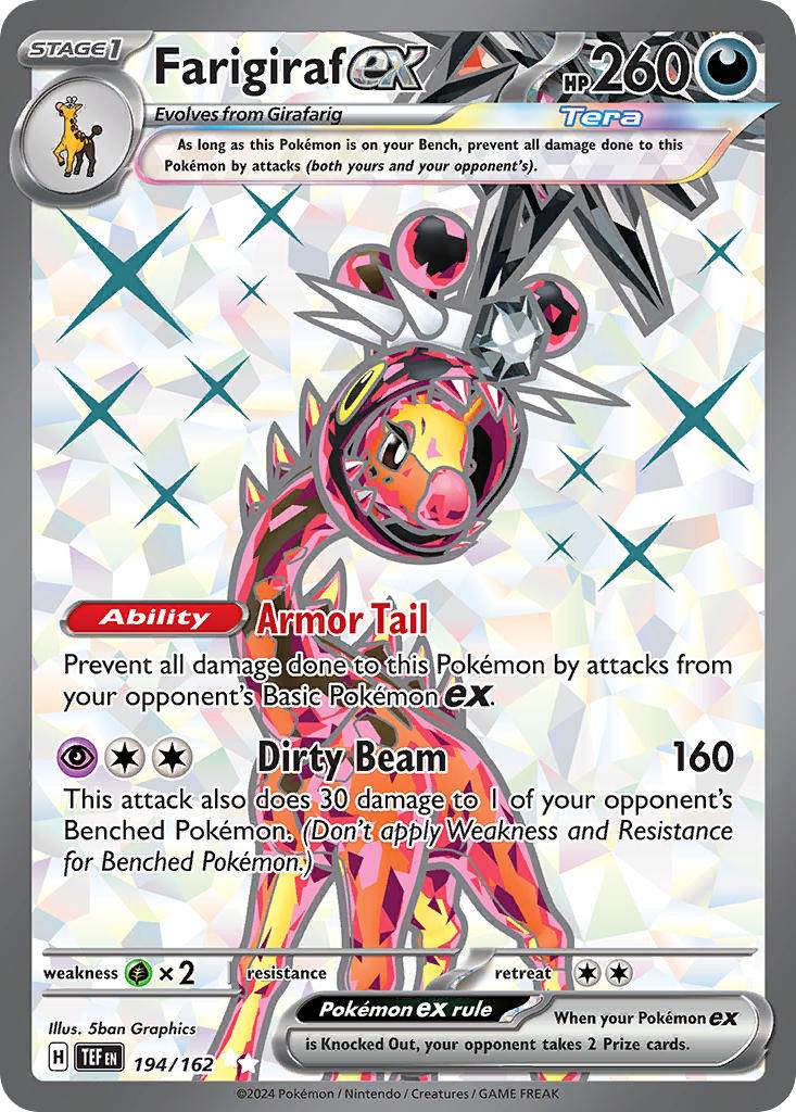 Farigiraf ex 194/162 Ultra Rare ex - MissingNo.