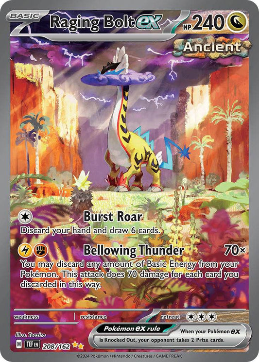 Raging Bolt ex 208/162 Special Illustration Rare ex - MissingNo.