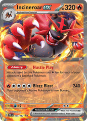 Incineroar ex 34/162 Double Rare ex