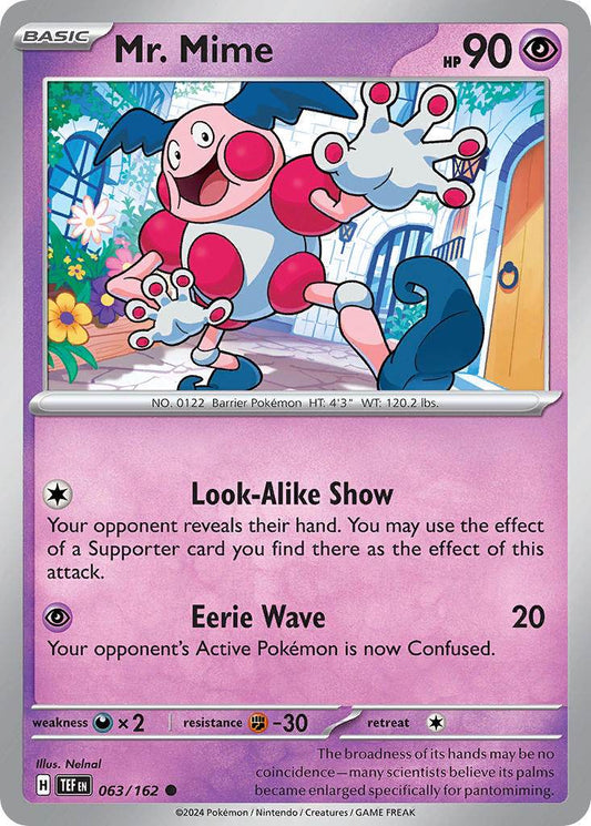 Mr. Mime 63/162 Reverse Common - MissingNo.