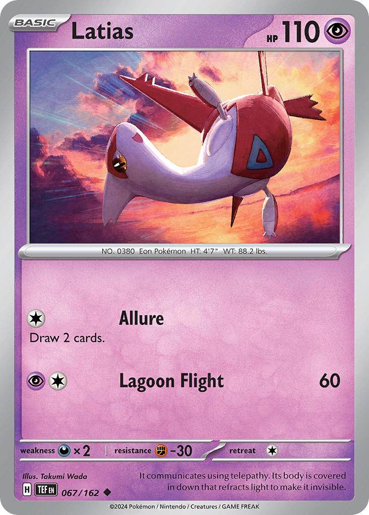 Latias 67/162 Reverse Uncommon - MissingNo.