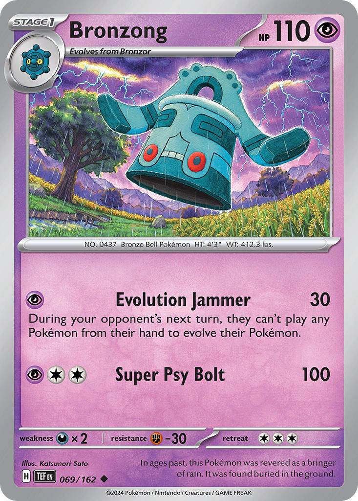 Bronzong 69/162 Reverse Uncommon - MissingNo.