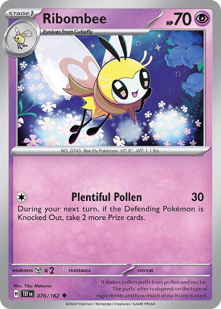 Ribombee 76/162 Reverse Uncommon - MissingNo.