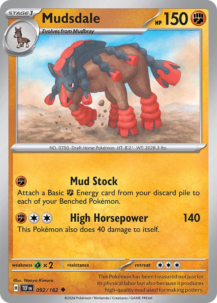 Mudsdale 92/162 Uncommon - MissingNo.