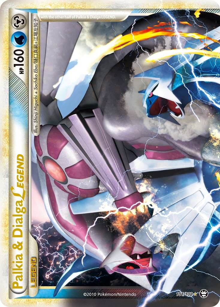 Palkia & Dialga Legend 101/102 Holo Legend - MissingNo.