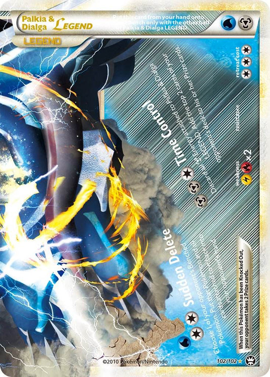 Palkia & Dialga Legend 102/102 Holo Legend - MissingNo.