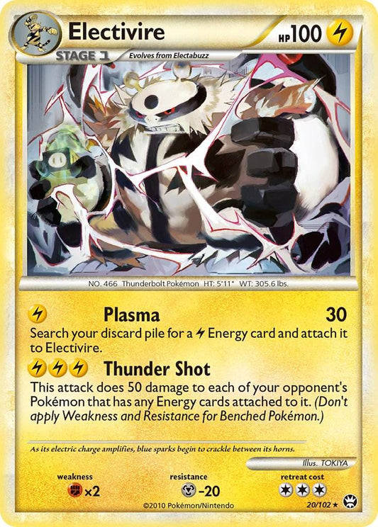 Electivire 20/102 Prerelease Promo - MissingNo.