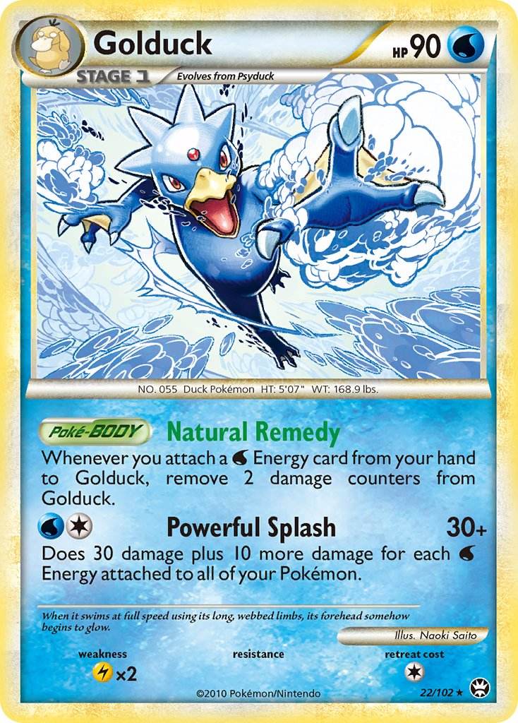 Golduck 22/102 Non-Holo Rare - MissingNo.
