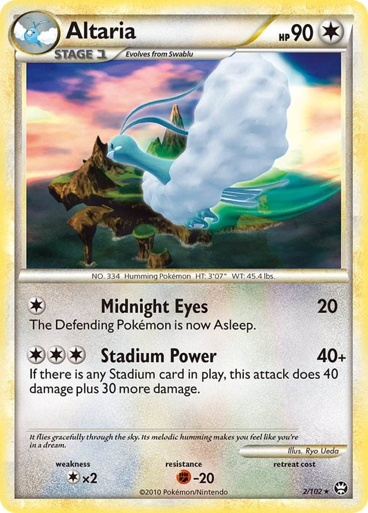 Altaria 2/102 Reverse Rare - MissingNo.