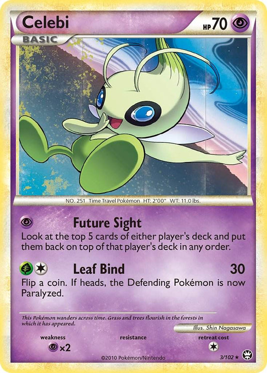 Celebi 3/102 Holo Rare - MissingNo.