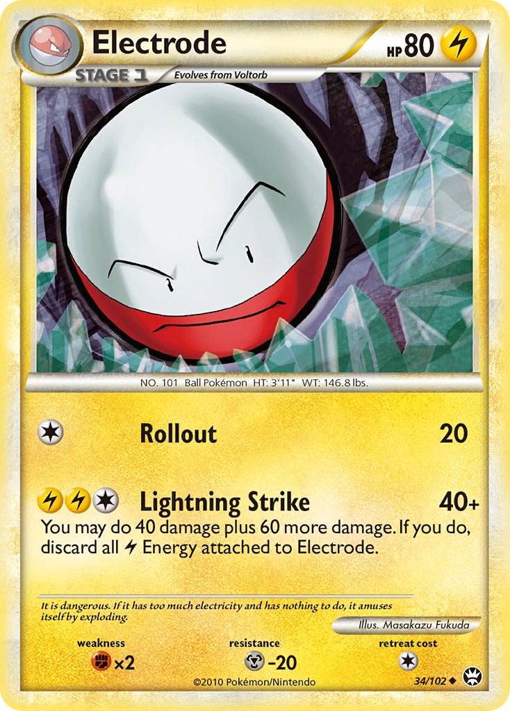 Electrode 34/102 Reverse Uncommon - MissingNo.