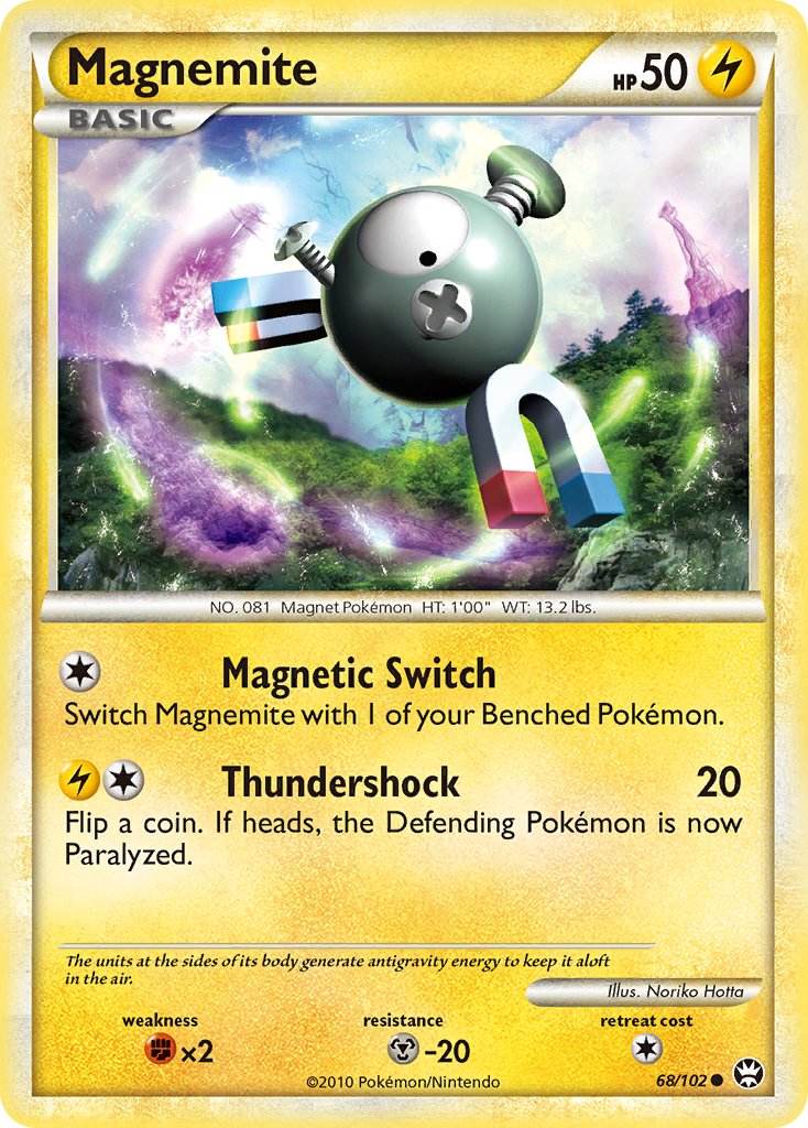 Magnemite 68/102 Reverse Common - MissingNo.