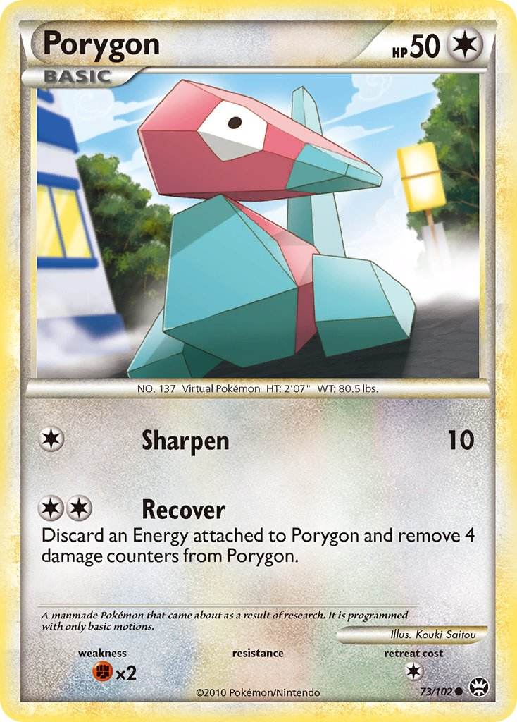 Porygon 73/102 Common - MissingNo.