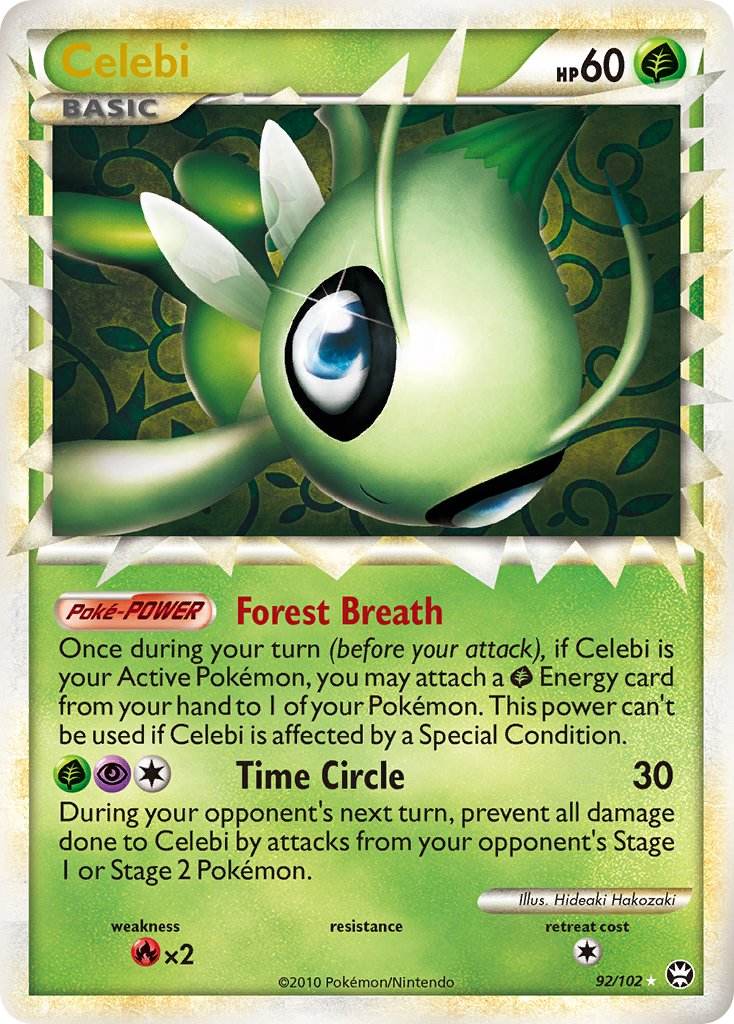 Celebi Prime 92/102 Holo Ultra Rare - MissingNo.