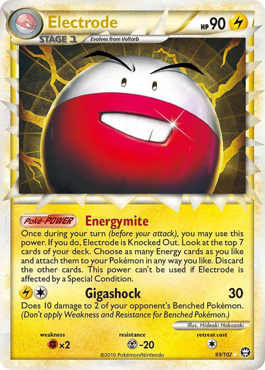 Electrode Prime 93/102 Holo Ultra Rare - MissingNo.