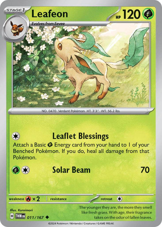 Leafeon 11/167 Uncommon - MissingNo.