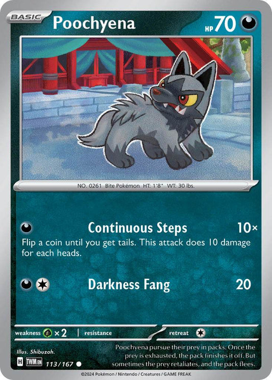 Poochyena 113/167 Reverse Common - MissingNo.