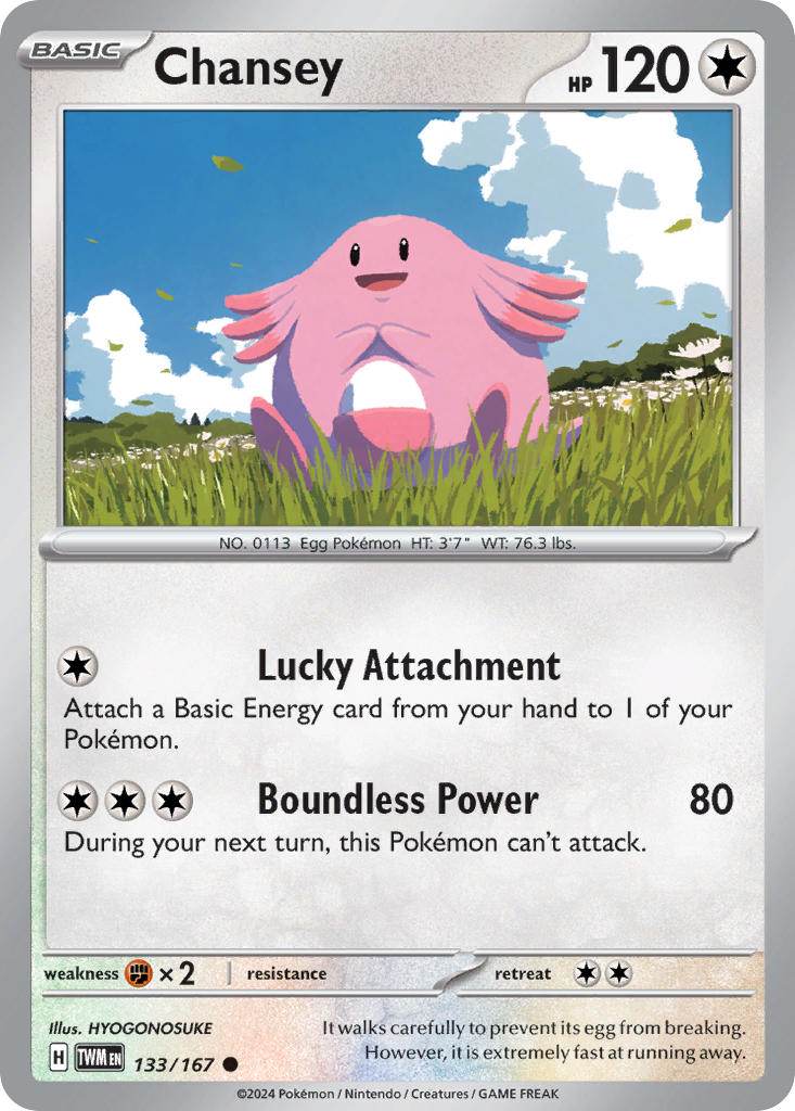Chansey 133/167 Common - MissingNo.