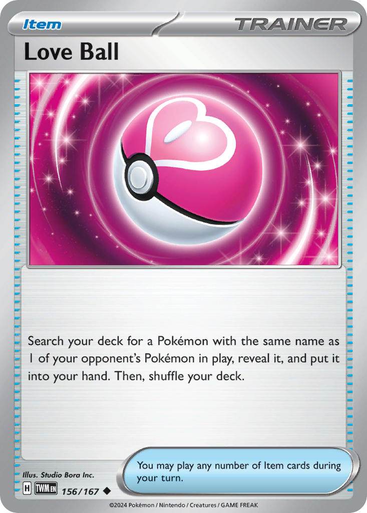 Love Ball 156/167 Reverse Uncommon - MissingNo.