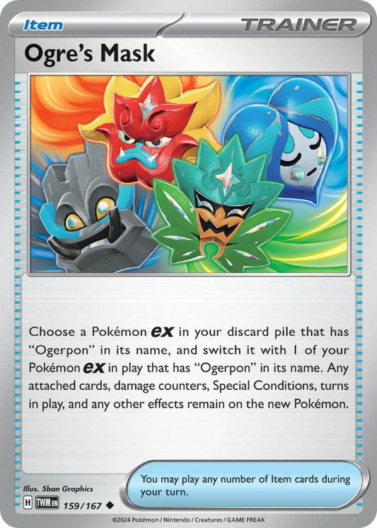 Ogre's Mask 159/167 Reverse Uncommon - MissingNo.