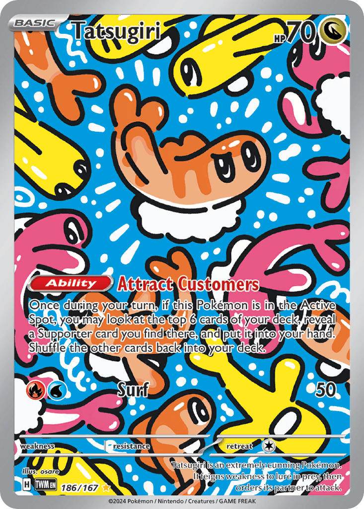 Tatsugiri 186/167 Illustration Rare - MissingNo.