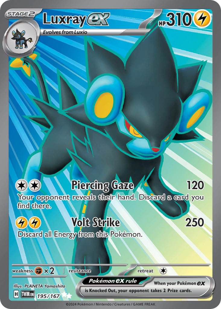 Luxray ex 195/167 Ultra Rare ex - MissingNo.