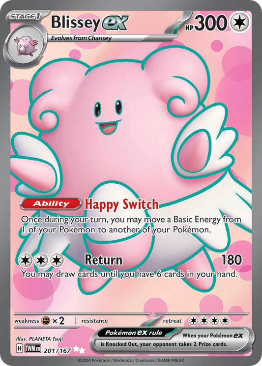 Blissey ex 201/167 Ultra Rare ex - MissingNo.