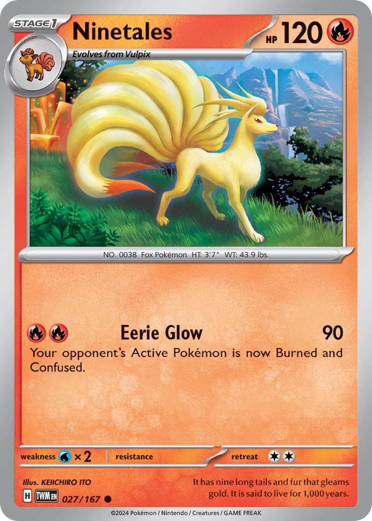 Ninetales 27/167 Reverse Common - MissingNo.