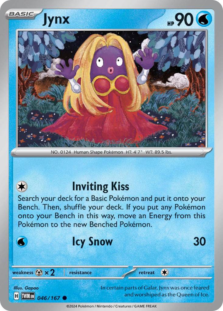 Jynx 46/167 Reverse Common - MissingNo.