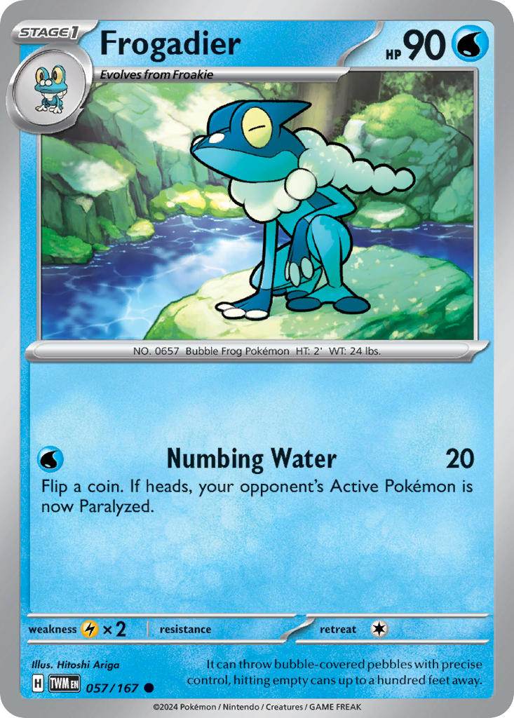 Frogadier 57/167 Reverse Common - MissingNo.