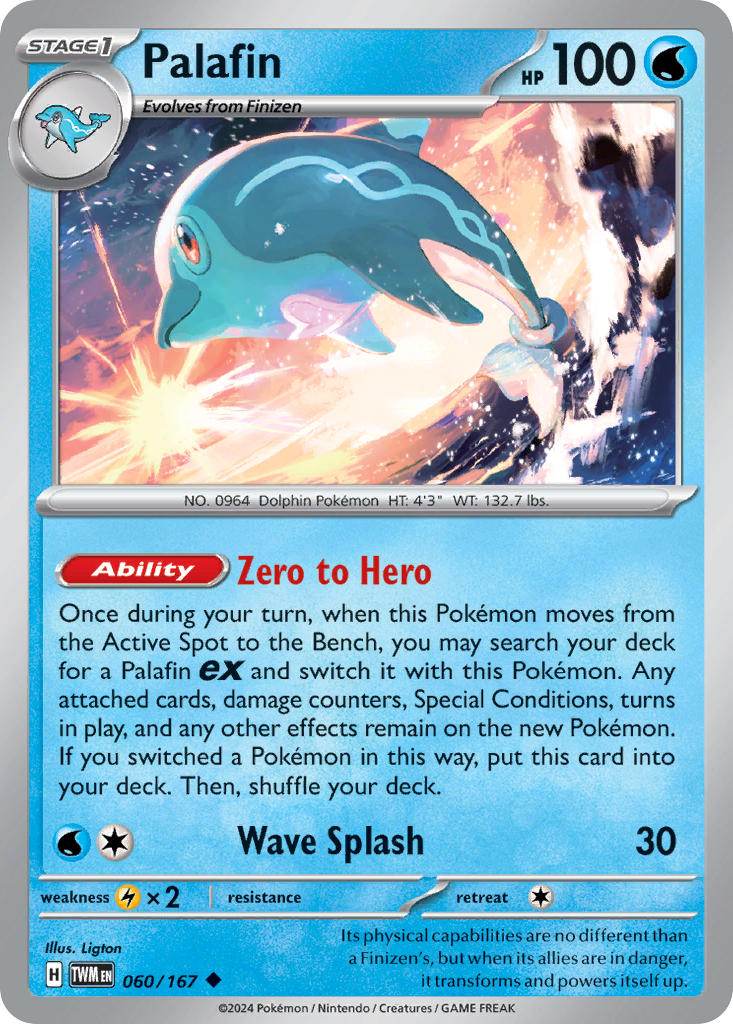 Palafin 60/167 Reverse Uncommon - MissingNo.