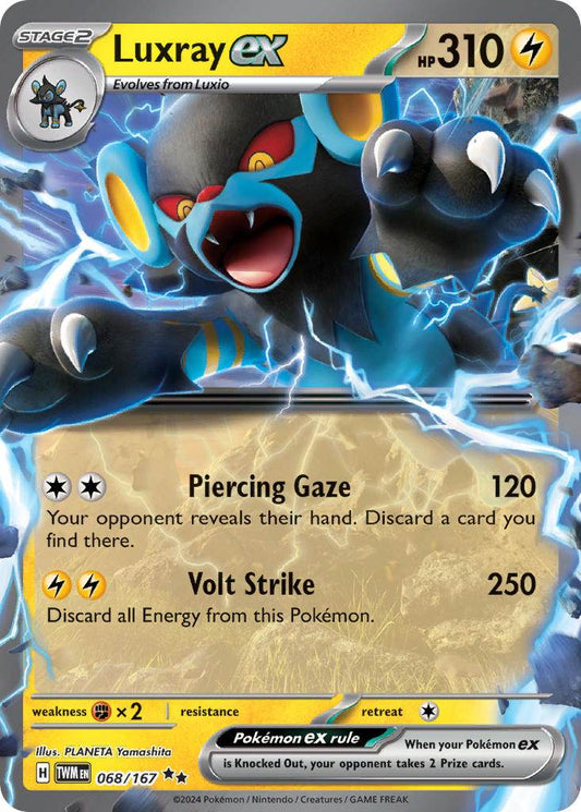 Luxray ex 68/167 Jumbo Meddling Sparks Premium Collection - MissingNo.