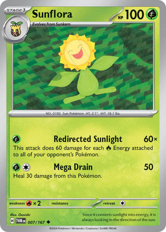 Sunflora 7/167 Uncommon - MissingNo.